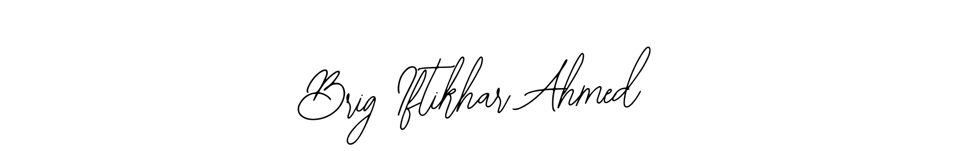 It looks lik you need a new signature style for name Brig Iftikhar Ahmed. Design unique handwritten (Bearetta-2O07w) signature with our free signature maker in just a few clicks. Brig Iftikhar Ahmed signature style 12 images and pictures png