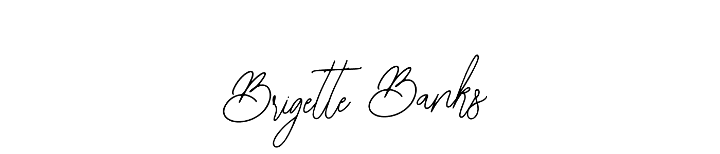 How to make Brigette Banks name signature. Use Bearetta-2O07w style for creating short signs online. This is the latest handwritten sign. Brigette Banks signature style 12 images and pictures png