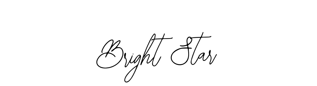 Use a signature maker to create a handwritten signature online. With this signature software, you can design (Bearetta-2O07w) your own signature for name Bright Star. Bright Star signature style 12 images and pictures png