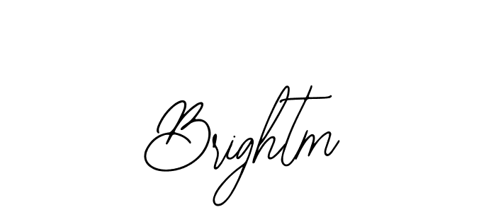 Make a beautiful signature design for name Brightm. With this signature (Bearetta-2O07w) style, you can create a handwritten signature for free. Brightm signature style 12 images and pictures png