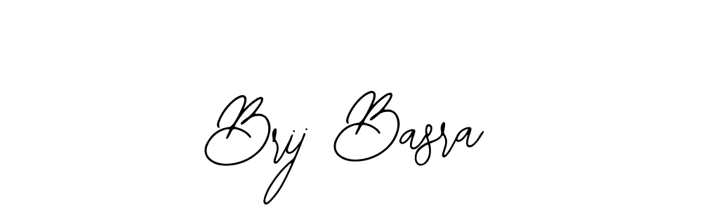 Design your own signature with our free online signature maker. With this signature software, you can create a handwritten (Bearetta-2O07w) signature for name Brij Basra. Brij Basra signature style 12 images and pictures png