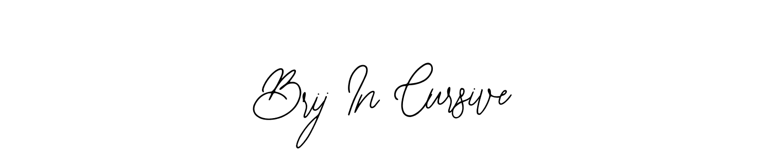 How to make Brij In Cursive signature? Bearetta-2O07w is a professional autograph style. Create handwritten signature for Brij In Cursive name. Brij In Cursive signature style 12 images and pictures png