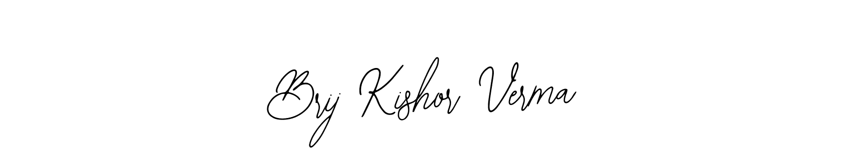 How to Draw Brij Kishor Verma signature style? Bearetta-2O07w is a latest design signature styles for name Brij Kishor Verma. Brij Kishor Verma signature style 12 images and pictures png