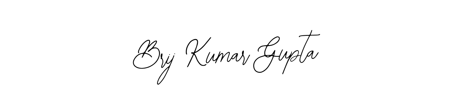 How to make Brij Kumar Gupta signature? Bearetta-2O07w is a professional autograph style. Create handwritten signature for Brij Kumar Gupta name. Brij Kumar Gupta signature style 12 images and pictures png