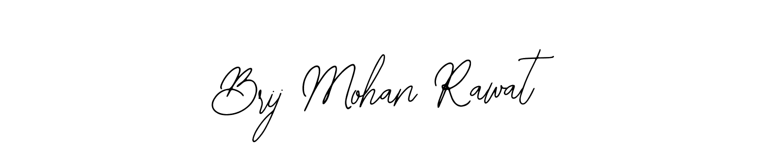 Design your own signature with our free online signature maker. With this signature software, you can create a handwritten (Bearetta-2O07w) signature for name Brij Mohan Rawat. Brij Mohan Rawat signature style 12 images and pictures png