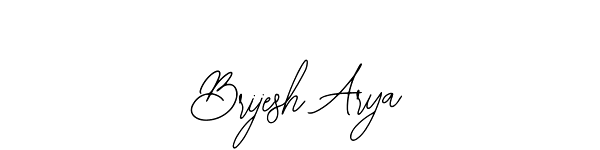 Bearetta-2O07w is a professional signature style that is perfect for those who want to add a touch of class to their signature. It is also a great choice for those who want to make their signature more unique. Get Brijesh Arya name to fancy signature for free. Brijesh Arya signature style 12 images and pictures png