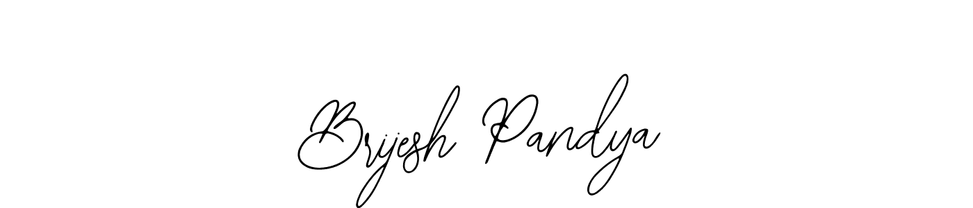 Make a beautiful signature design for name Brijesh Pandya. With this signature (Bearetta-2O07w) style, you can create a handwritten signature for free. Brijesh Pandya signature style 12 images and pictures png