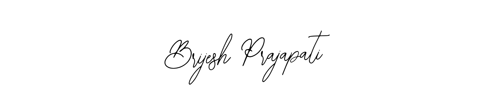 How to Draw Brijesh Prajapati signature style? Bearetta-2O07w is a latest design signature styles for name Brijesh Prajapati. Brijesh Prajapati signature style 12 images and pictures png