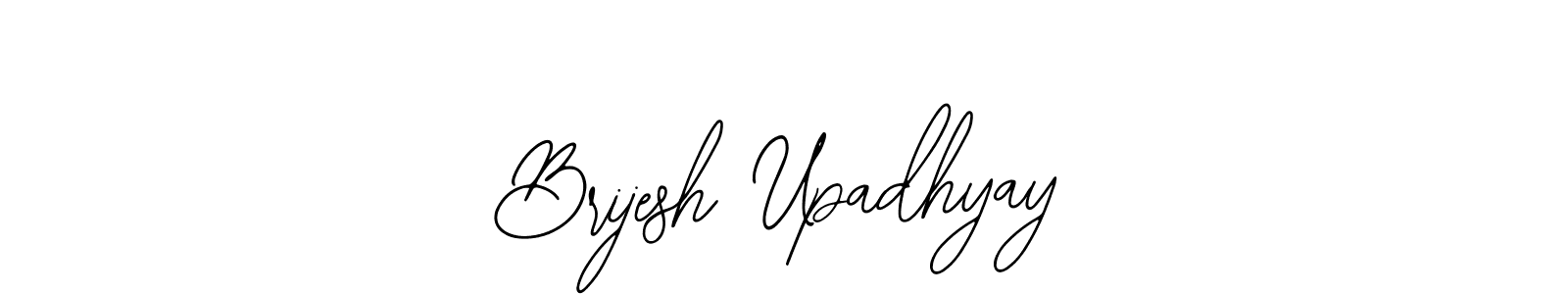 Brijesh Upadhyay stylish signature style. Best Handwritten Sign (Bearetta-2O07w) for my name. Handwritten Signature Collection Ideas for my name Brijesh Upadhyay. Brijesh Upadhyay signature style 12 images and pictures png