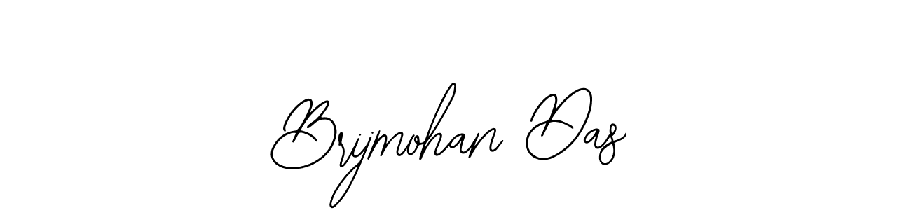 The best way (Bearetta-2O07w) to make a short signature is to pick only two or three words in your name. The name Brijmohan Das include a total of six letters. For converting this name. Brijmohan Das signature style 12 images and pictures png