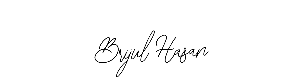 The best way (Bearetta-2O07w) to make a short signature is to pick only two or three words in your name. The name Brijul Hasan include a total of six letters. For converting this name. Brijul Hasan signature style 12 images and pictures png