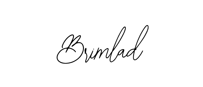 Make a beautiful signature design for name Brimlad. With this signature (Bearetta-2O07w) style, you can create a handwritten signature for free. Brimlad signature style 12 images and pictures png