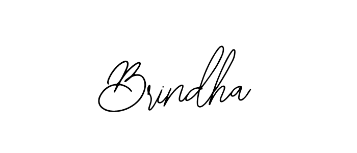 How to make Brindha name signature. Use Bearetta-2O07w style for creating short signs online. This is the latest handwritten sign. Brindha signature style 12 images and pictures png