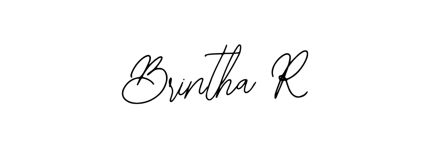 Also we have Brintha R name is the best signature style. Create professional handwritten signature collection using Bearetta-2O07w autograph style. Brintha R signature style 12 images and pictures png