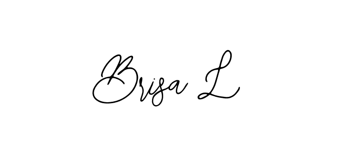 How to Draw Brisa L signature style? Bearetta-2O07w is a latest design signature styles for name Brisa L. Brisa L signature style 12 images and pictures png