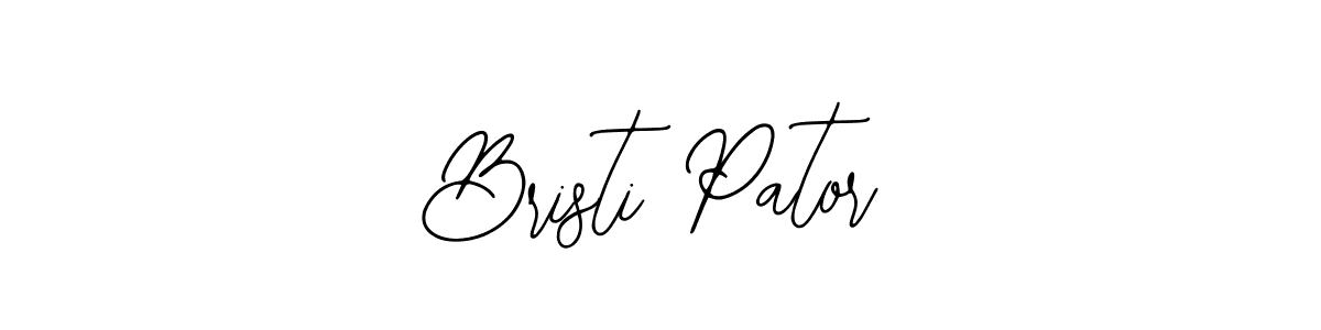 Make a beautiful signature design for name Bristi Pator. Use this online signature maker to create a handwritten signature for free. Bristi Pator signature style 12 images and pictures png