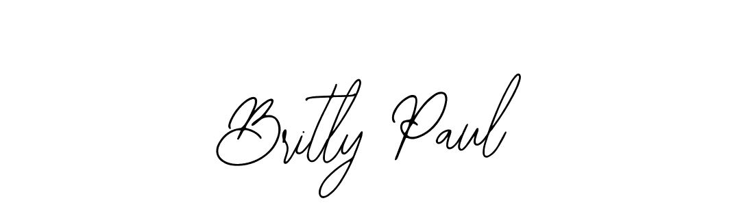 Make a beautiful signature design for name Britly Paul. With this signature (Bearetta-2O07w) style, you can create a handwritten signature for free. Britly Paul signature style 12 images and pictures png