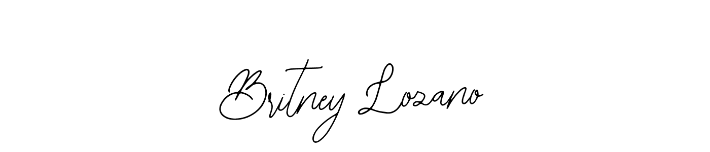 Also You can easily find your signature by using the search form. We will create Britney Lozano name handwritten signature images for you free of cost using Bearetta-2O07w sign style. Britney Lozano signature style 12 images and pictures png