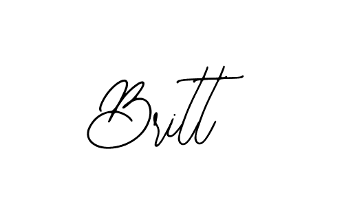 How to make Britt signature? Bearetta-2O07w is a professional autograph style. Create handwritten signature for Britt name. Britt signature style 12 images and pictures png