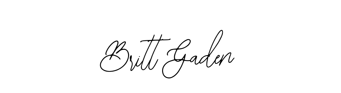 if you are searching for the best signature style for your name Britt Gaden. so please give up your signature search. here we have designed multiple signature styles  using Bearetta-2O07w. Britt Gaden signature style 12 images and pictures png