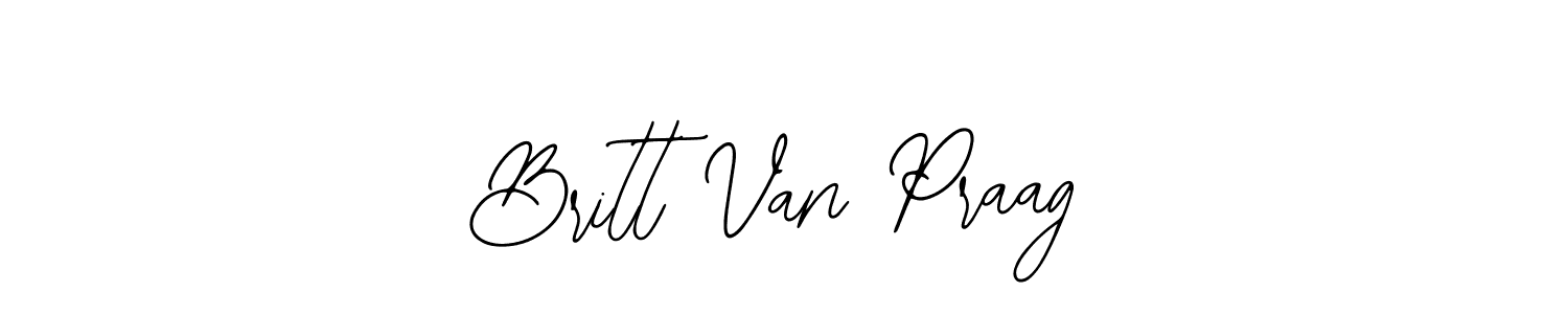 Bearetta-2O07w is a professional signature style that is perfect for those who want to add a touch of class to their signature. It is also a great choice for those who want to make their signature more unique. Get Britt Van Praag name to fancy signature for free. Britt Van Praag signature style 12 images and pictures png