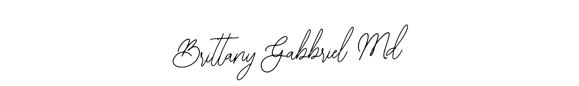 Use a signature maker to create a handwritten signature online. With this signature software, you can design (Bearetta-2O07w) your own signature for name Brittany Gabbriel Md. Brittany Gabbriel Md signature style 12 images and pictures png