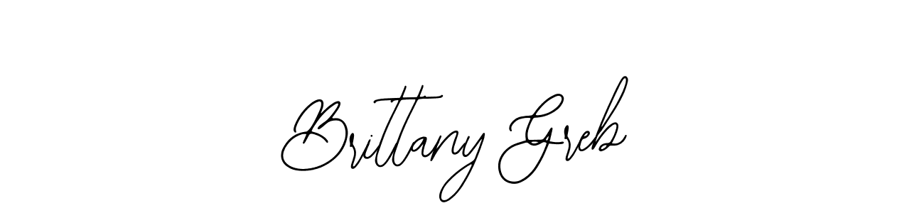 How to make Brittany Greb name signature. Use Bearetta-2O07w style for creating short signs online. This is the latest handwritten sign. Brittany Greb signature style 12 images and pictures png