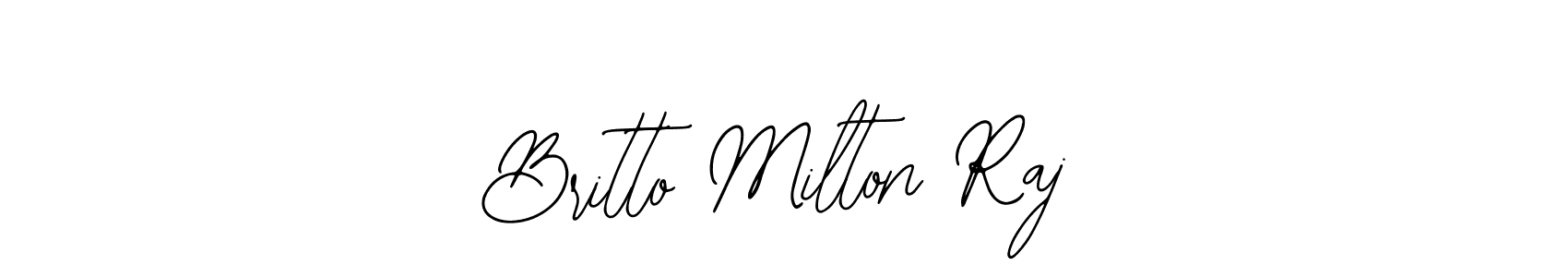 Here are the top 10 professional signature styles for the name Britto Milton Raj. These are the best autograph styles you can use for your name. Britto Milton Raj signature style 12 images and pictures png