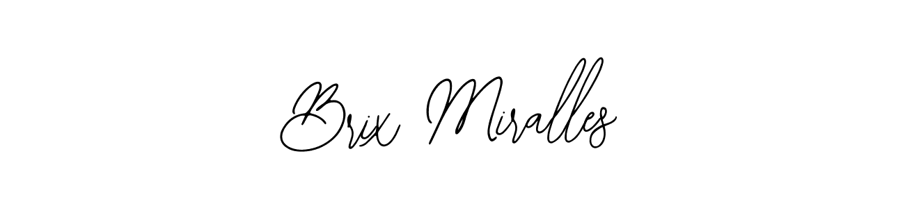 You can use this online signature creator to create a handwritten signature for the name Brix Miralles. This is the best online autograph maker. Brix Miralles signature style 12 images and pictures png