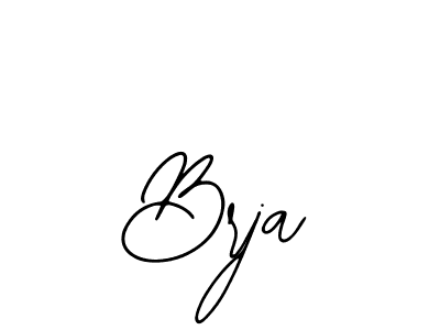 How to make Brja name signature. Use Bearetta-2O07w style for creating short signs online. This is the latest handwritten sign. Brja signature style 12 images and pictures png