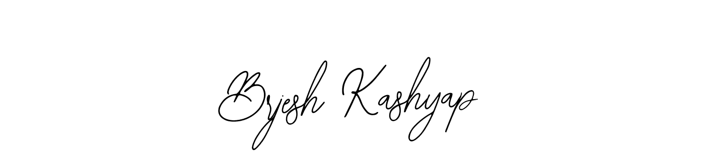 Create a beautiful signature design for name Brjesh Kashyap. With this signature (Bearetta-2O07w) fonts, you can make a handwritten signature for free. Brjesh Kashyap signature style 12 images and pictures png