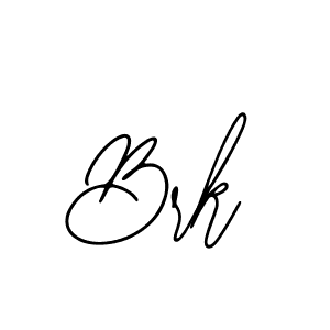 Design your own signature with our free online signature maker. With this signature software, you can create a handwritten (Bearetta-2O07w) signature for name Brk. Brk signature style 12 images and pictures png