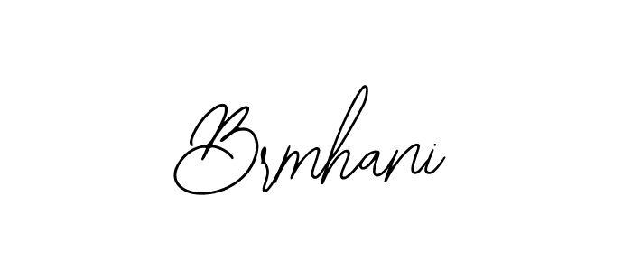 if you are searching for the best signature style for your name Brmhani. so please give up your signature search. here we have designed multiple signature styles  using Bearetta-2O07w. Brmhani signature style 12 images and pictures png