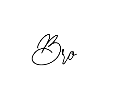 Similarly Bearetta-2O07w is the best handwritten signature design. Signature creator online .You can use it as an online autograph creator for name Bro . Bro  signature style 12 images and pictures png