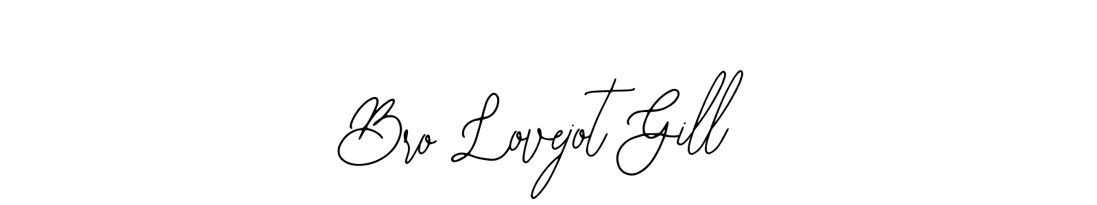 Design your own signature with our free online signature maker. With this signature software, you can create a handwritten (Bearetta-2O07w) signature for name Bro Lovejot Gill. Bro Lovejot Gill signature style 12 images and pictures png