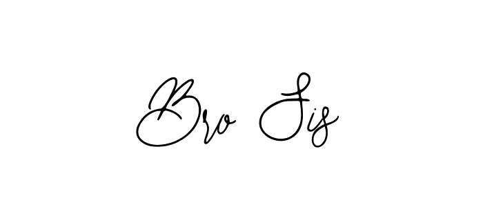 Use a signature maker to create a handwritten signature online. With this signature software, you can design (Bearetta-2O07w) your own signature for name Bro Sis. Bro Sis signature style 12 images and pictures png