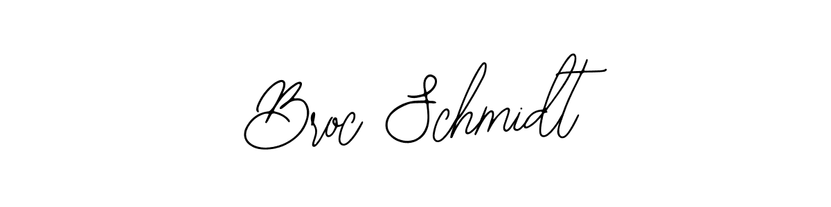 Create a beautiful signature design for name Broc Schmidt. With this signature (Bearetta-2O07w) fonts, you can make a handwritten signature for free. Broc Schmidt signature style 12 images and pictures png