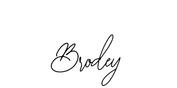 Design your own signature with our free online signature maker. With this signature software, you can create a handwritten (Bearetta-2O07w) signature for name Brodey. Brodey signature style 12 images and pictures png