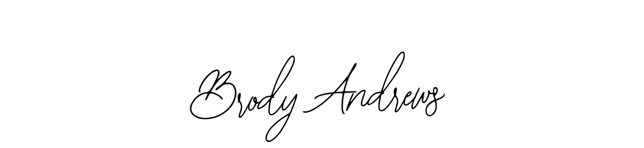 How to make Brody Andrews name signature. Use Bearetta-2O07w style for creating short signs online. This is the latest handwritten sign. Brody Andrews signature style 12 images and pictures png