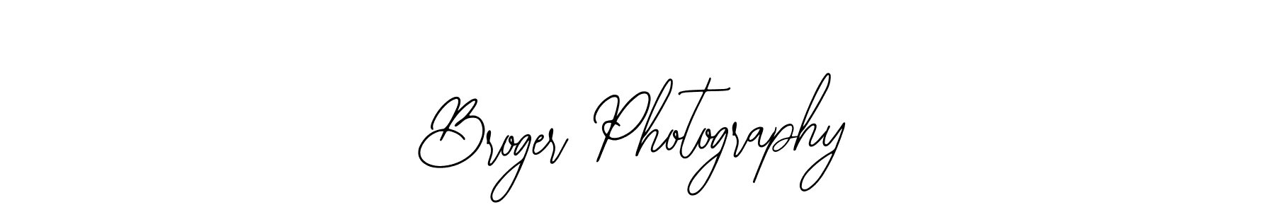 if you are searching for the best signature style for your name Broger Photography. so please give up your signature search. here we have designed multiple signature styles  using Bearetta-2O07w. Broger Photography signature style 12 images and pictures png