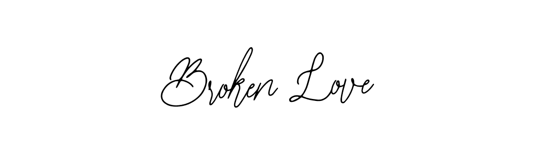 Broken Love stylish signature style. Best Handwritten Sign (Bearetta-2O07w) for my name. Handwritten Signature Collection Ideas for my name Broken Love. Broken Love signature style 12 images and pictures png