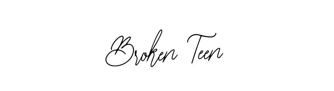 How to Draw Broken Teen signature style? Bearetta-2O07w is a latest design signature styles for name Broken Teen. Broken Teen signature style 12 images and pictures png