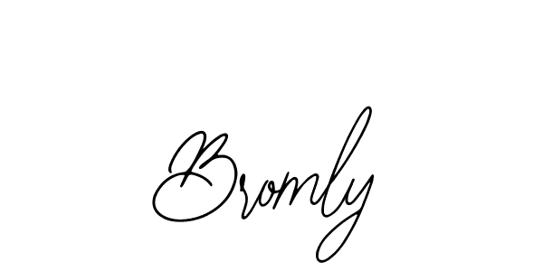 Design your own signature with our free online signature maker. With this signature software, you can create a handwritten (Bearetta-2O07w) signature for name Bromly. Bromly signature style 12 images and pictures png