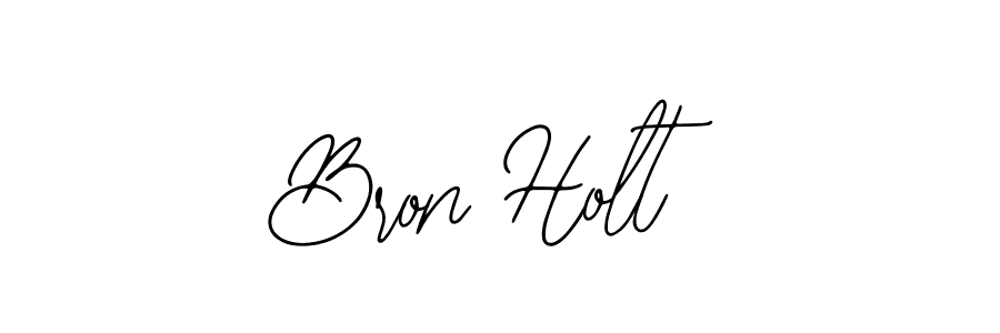 Bearetta-2O07w is a professional signature style that is perfect for those who want to add a touch of class to their signature. It is also a great choice for those who want to make their signature more unique. Get Bron Holt name to fancy signature for free. Bron Holt signature style 12 images and pictures png