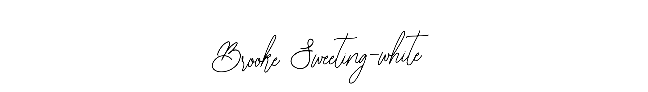 if you are searching for the best signature style for your name Brooke Sweeting-white. so please give up your signature search. here we have designed multiple signature styles  using Bearetta-2O07w. Brooke Sweeting-white signature style 12 images and pictures png