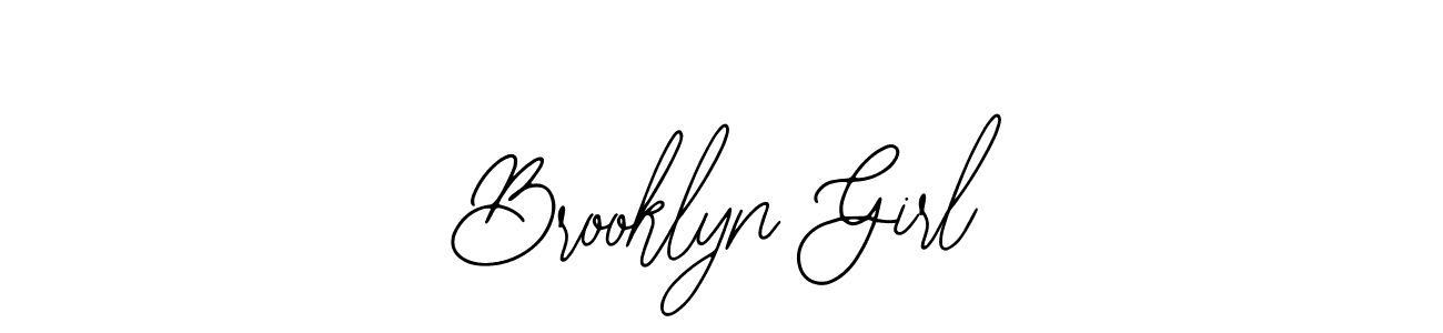 How to make Brooklyn Girl name signature. Use Bearetta-2O07w style for creating short signs online. This is the latest handwritten sign. Brooklyn Girl signature style 12 images and pictures png