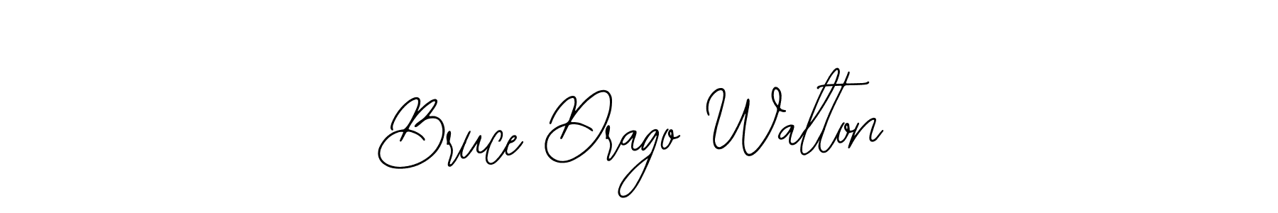 Bearetta-2O07w is a professional signature style that is perfect for those who want to add a touch of class to their signature. It is also a great choice for those who want to make their signature more unique. Get Bruce Drago Walton name to fancy signature for free. Bruce Drago Walton signature style 12 images and pictures png