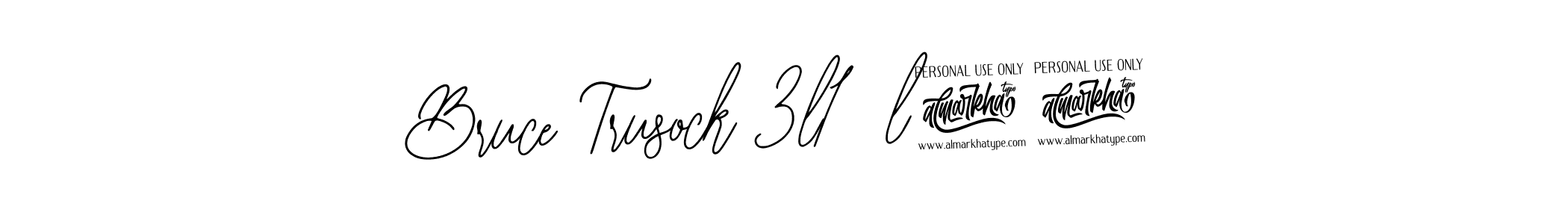How to make Bruce Trusock 3l15l24 name signature. Use Bearetta-2O07w style for creating short signs online. This is the latest handwritten sign. Bruce Trusock 3l15l24 signature style 12 images and pictures png