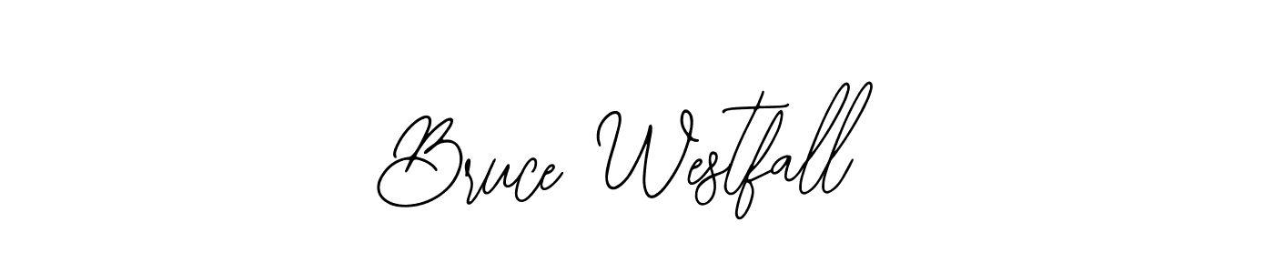 Use a signature maker to create a handwritten signature online. With this signature software, you can design (Bearetta-2O07w) your own signature for name Bruce Westfall. Bruce Westfall signature style 12 images and pictures png