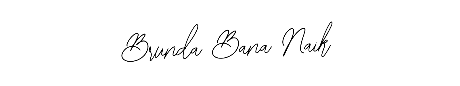 Design your own signature with our free online signature maker. With this signature software, you can create a handwritten (Bearetta-2O07w) signature for name Brunda Bana Naik. Brunda Bana Naik signature style 12 images and pictures png